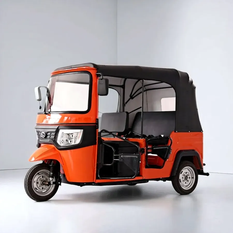 Enclosed passenger tricycle with a covered cabin