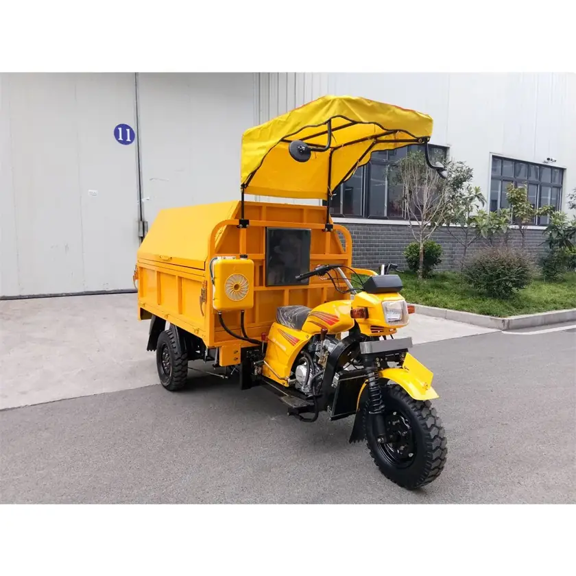 Specialty waste-collection tricycle